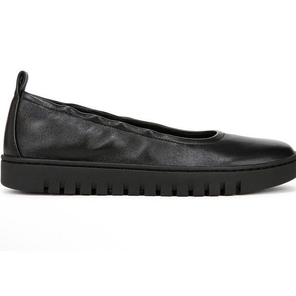 Vionic Womens Uptown Ballet Slip-ons Black Leather 13 Medium Supportive New - Picture 5 of 6